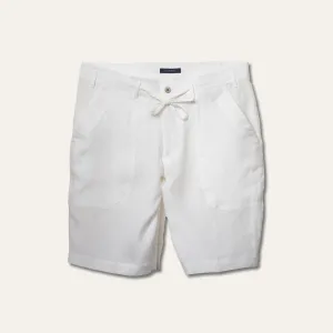 Linen Bermuda Shorts White