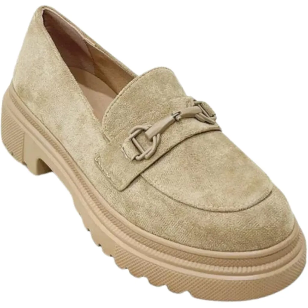 Lissa dame loafers HX20 - Kaki