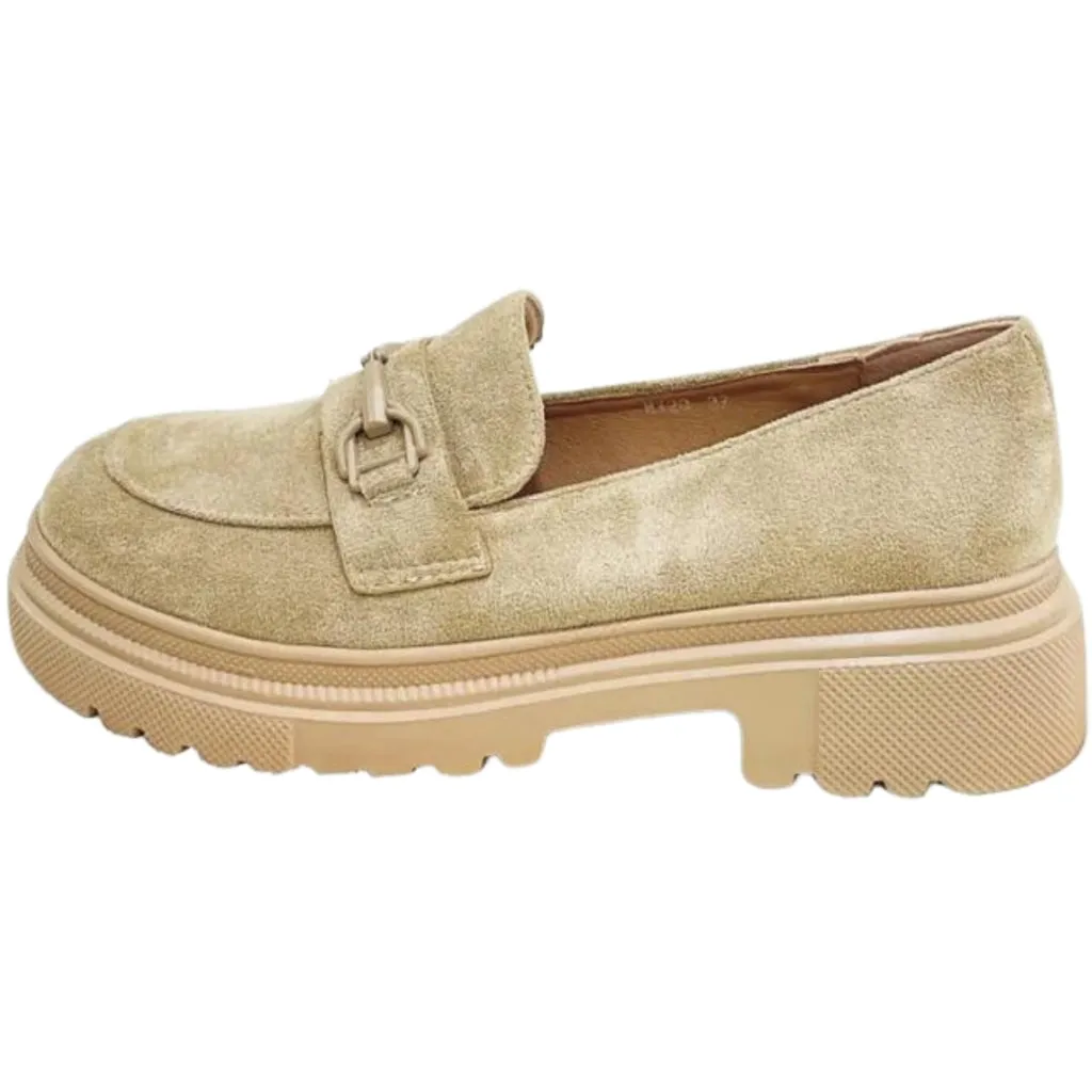 Lissa dame loafers HX20 - Kaki