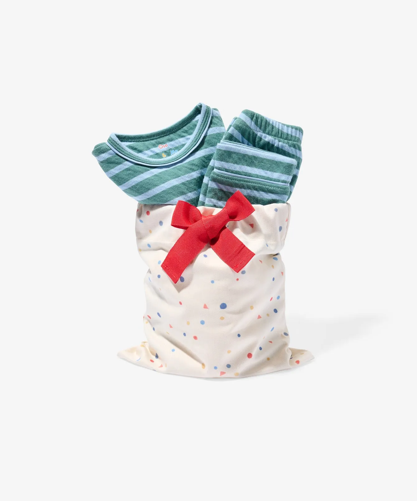 Long Sleeve Play Bundle, Forest Stripe