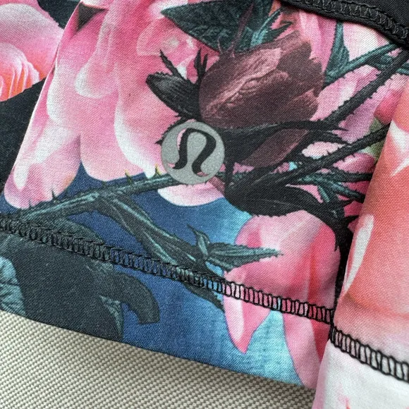 Lululemon Women Pace Rival Skirt Skort Secret Garden Sz 6 Floral Pickleball Rare