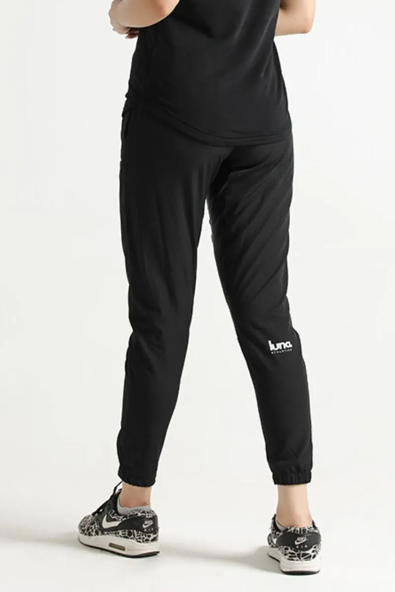LUNA NOIR SPEED TROUSER CURTAIN FIT- (BLACK)