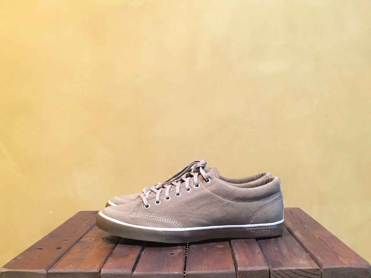 M0861PNV090C14 05/65 Seavees Westwood Tennis Shoe Roadster Bronze Shrunken Kid Leather