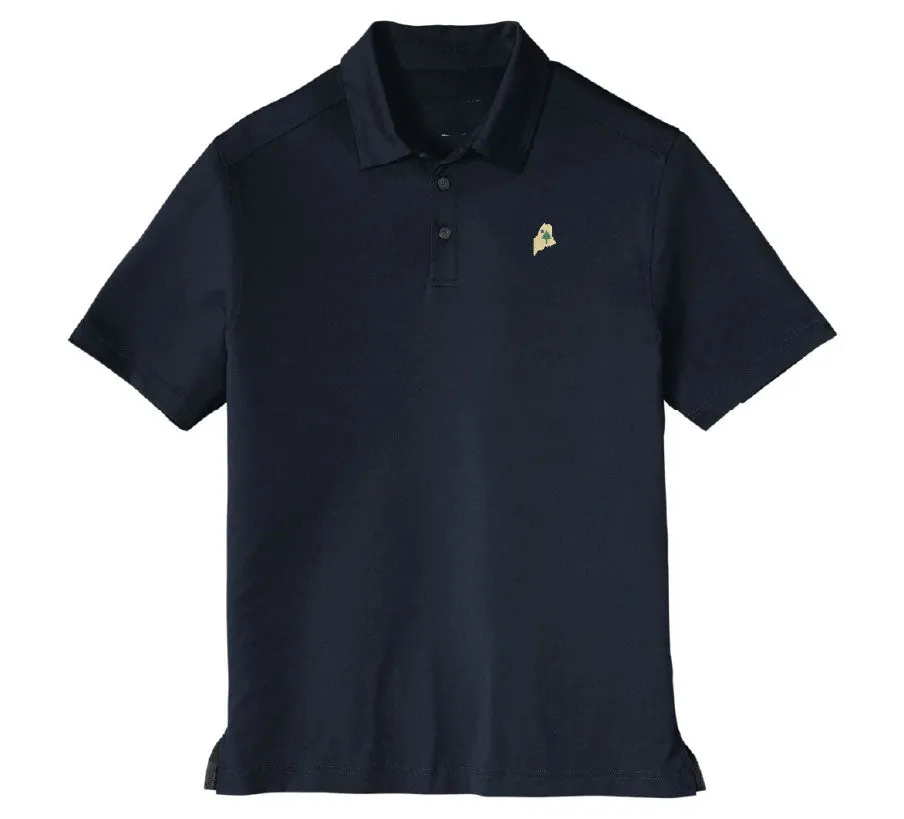 Maine Tree and Star Polo