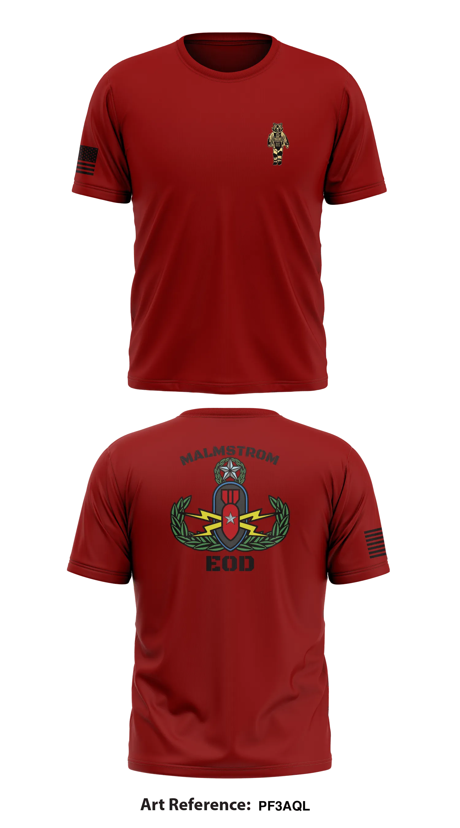 Malmstrom EOD Store 1 Core Men's SS Performance Tee - pF3aQL