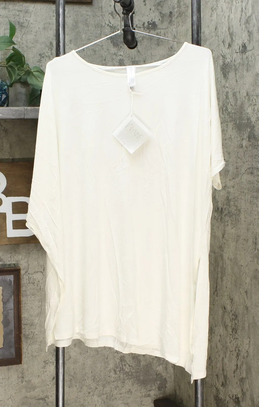 MarlaWynne WynneLayers Women's Asymmetric Side Tie Knit Top