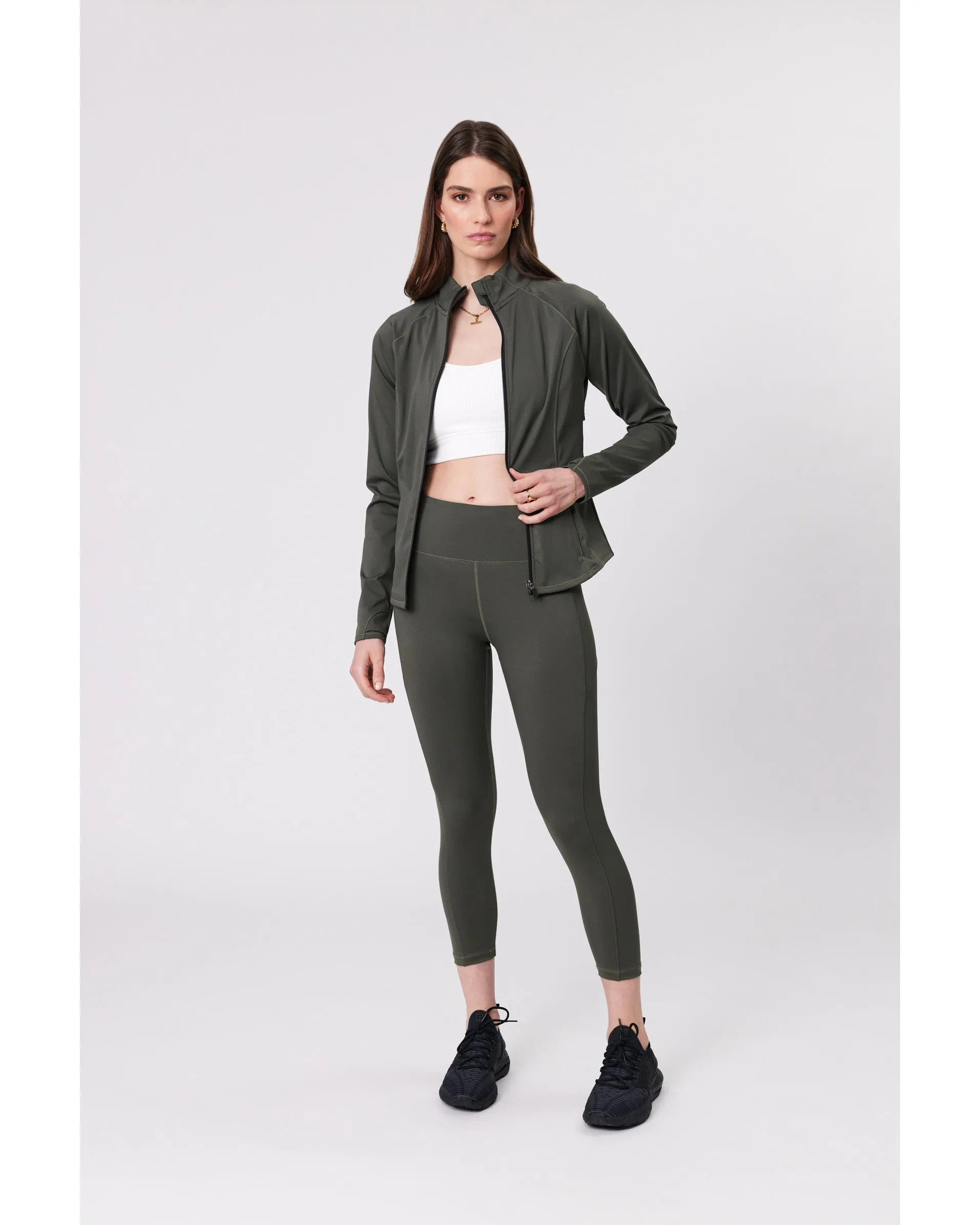 Marlow Pace 7/8 Legging - Kelp