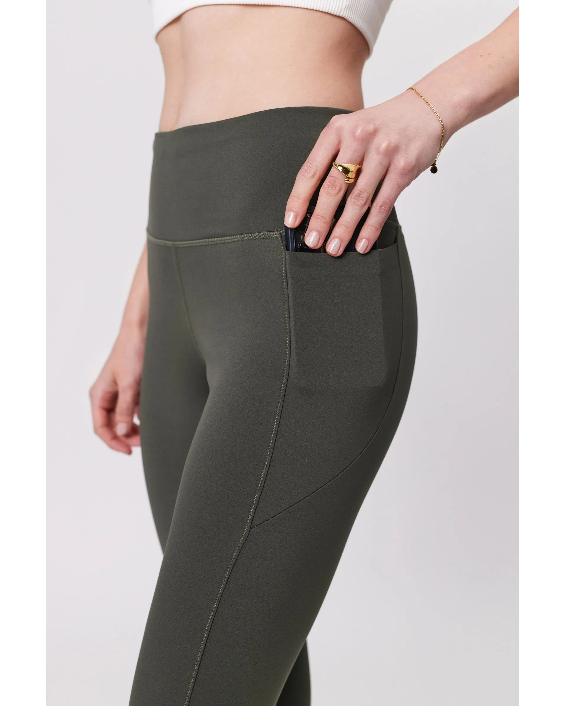 Marlow Pace 7/8 Legging - Kelp