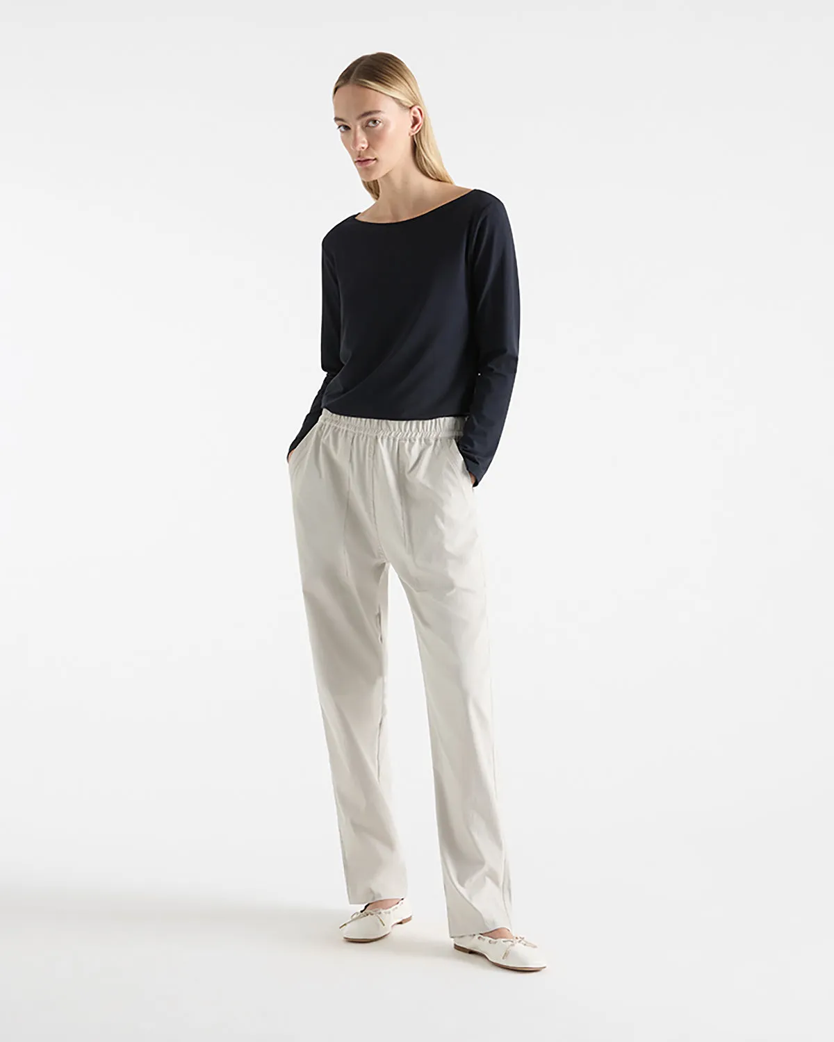 Mela Purdie L/S Relaxed Boat Neck F01 2814
