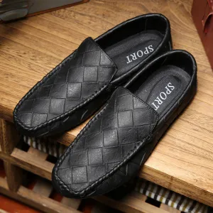 Men boat shoes casual men hand sewing soft shoes Hole hole men shoes k81