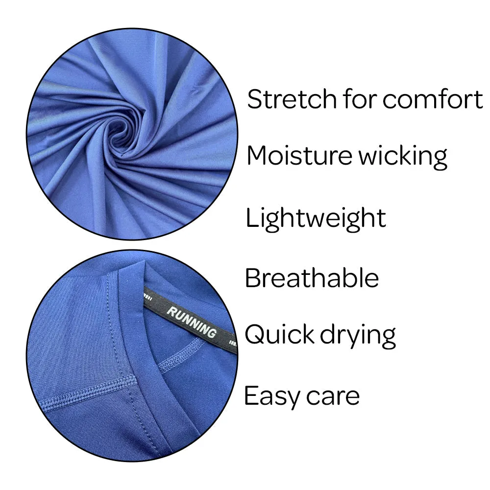 Men's Activewear T-Shirt - Blue