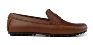 MEN'S MILWAUKEE BOOT CO. ARDENT PENNY LOAFER | DARK BROWN