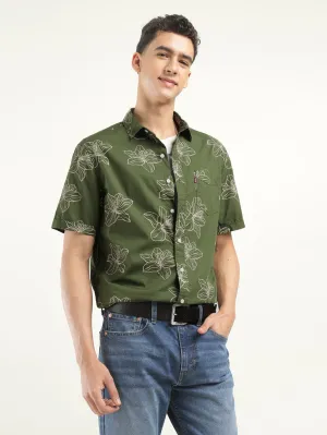 Men's Printed Slim Fit Shirt