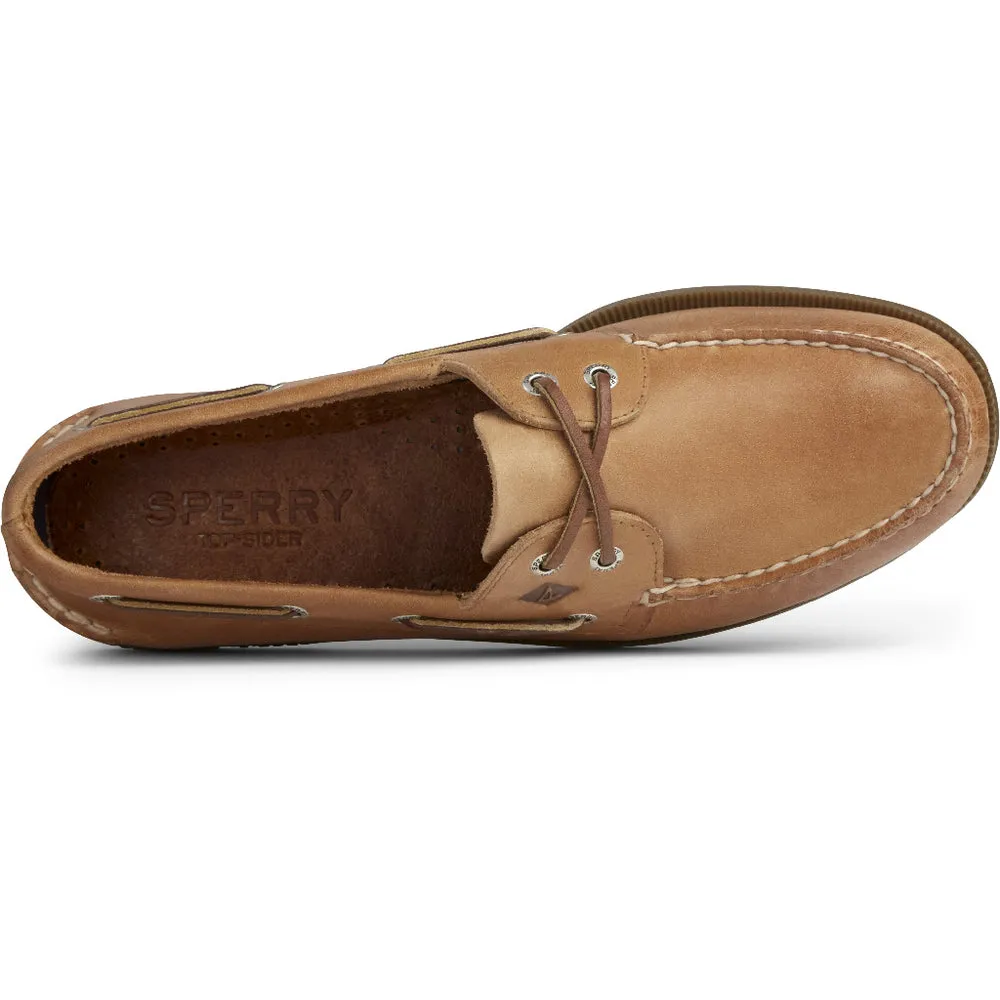 MENS SPERRY A/O 2-EYE LEATHER - NUTMEG