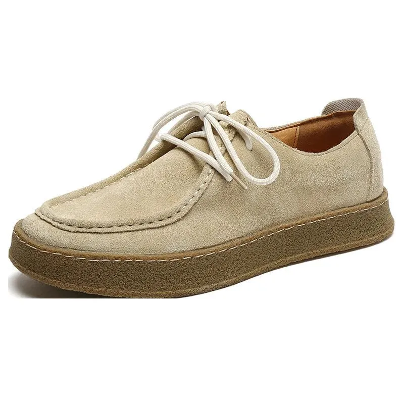 Mens Suede Boat Shoes