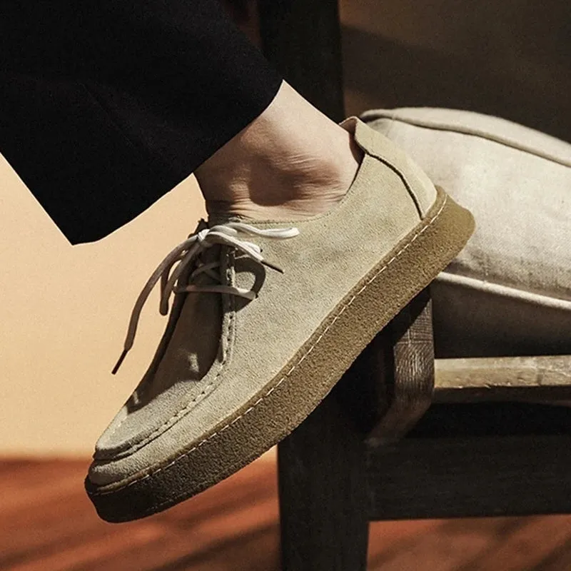 Mens Suede Boat Shoes