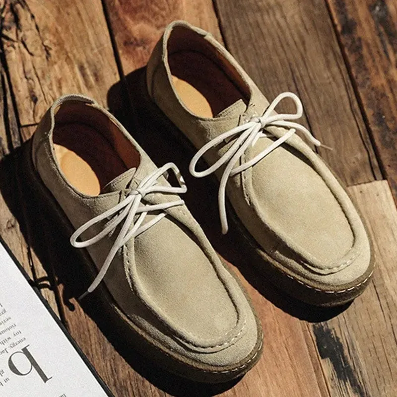 Mens Suede Boat Shoes