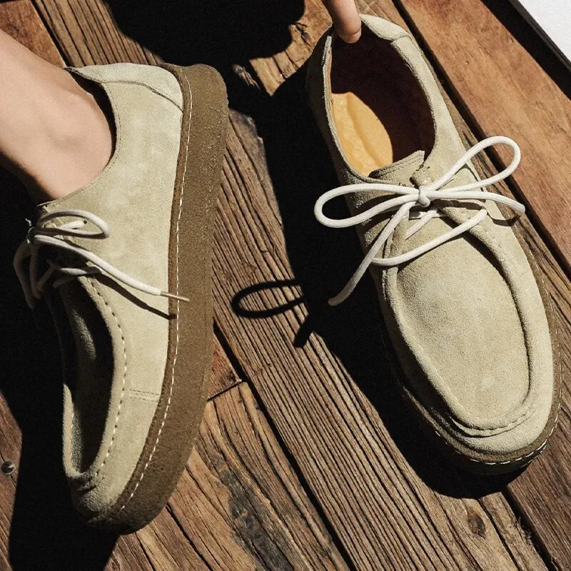Mens Suede Boat Shoes