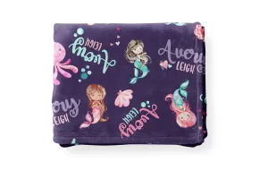 MERMAID PERSONALIZED BLANKET