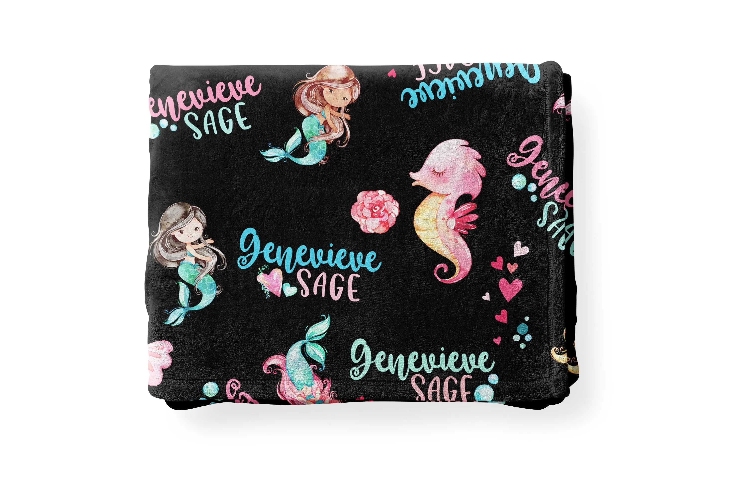 MERMAID PERSONALIZED BLANKET