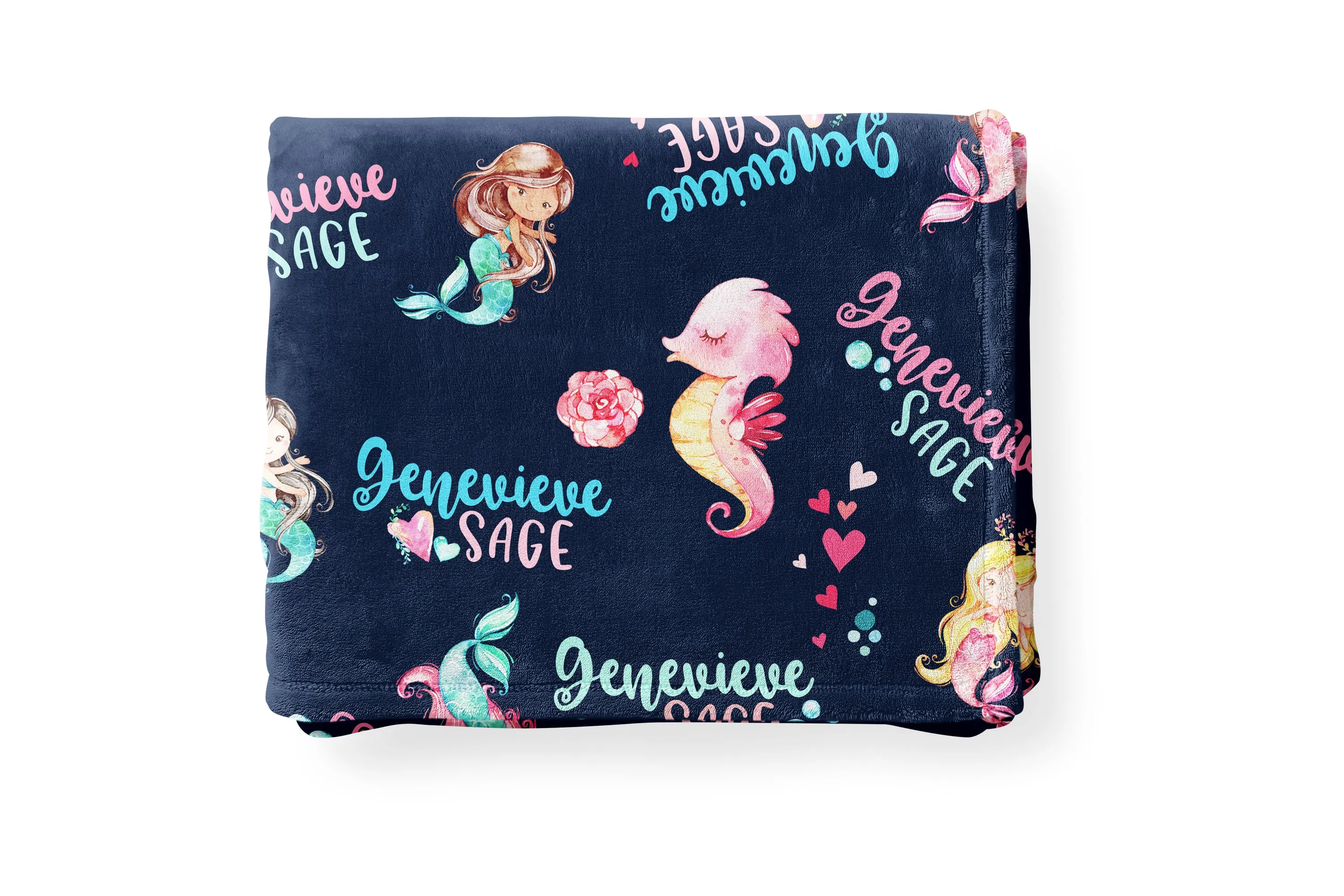 MERMAID PERSONALIZED BLANKET