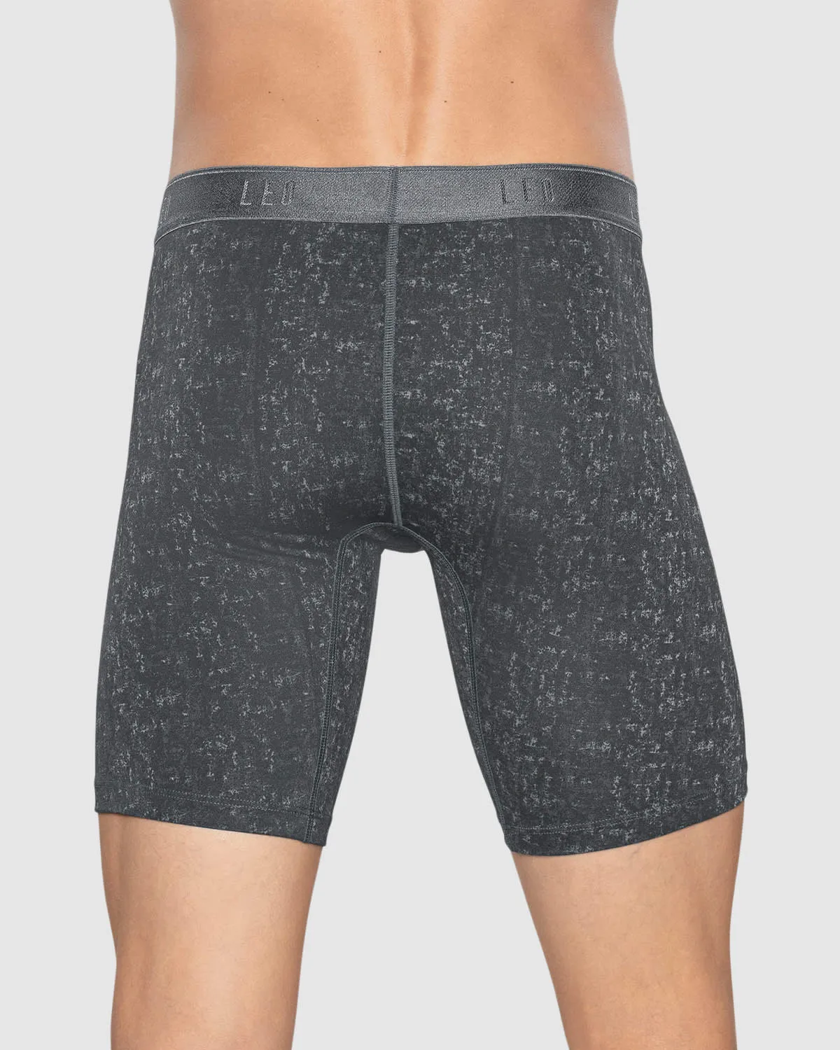 Microfiber Long Boxer Brief with Ergonomic Pouch 