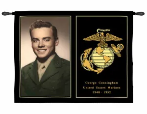 Military Veteran Tapestry Wall Hangings
