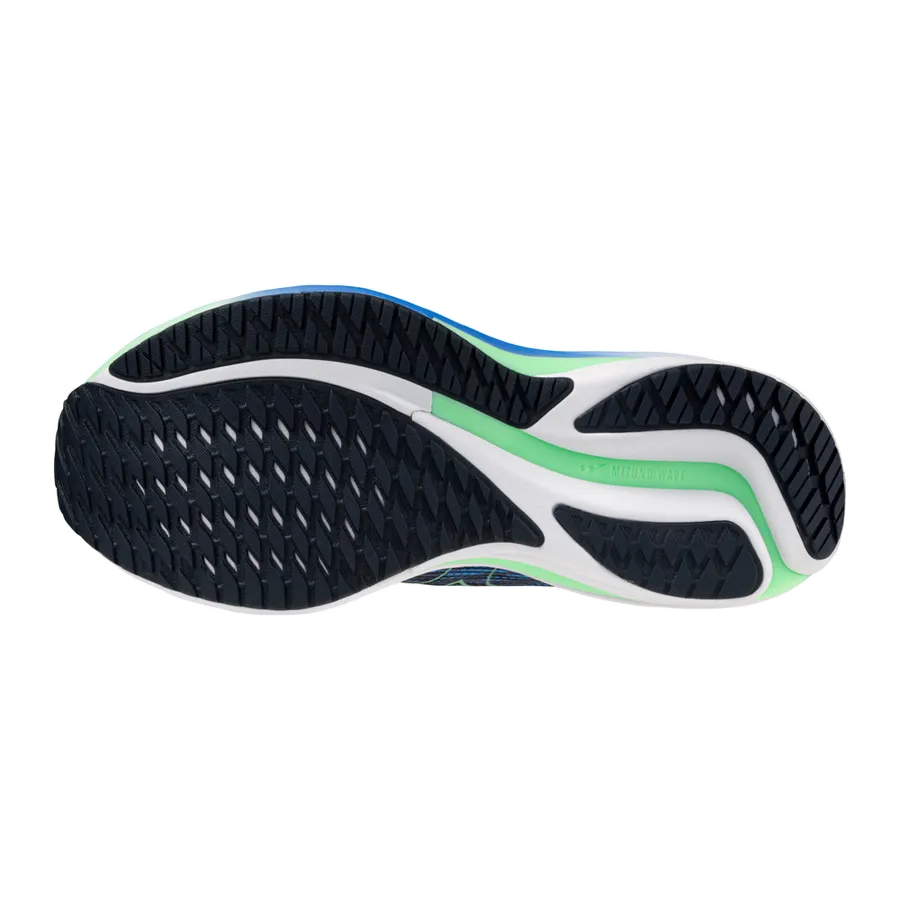 Mizuno Men's Wave Rider 28 Running Shoes - Vintage Indigo