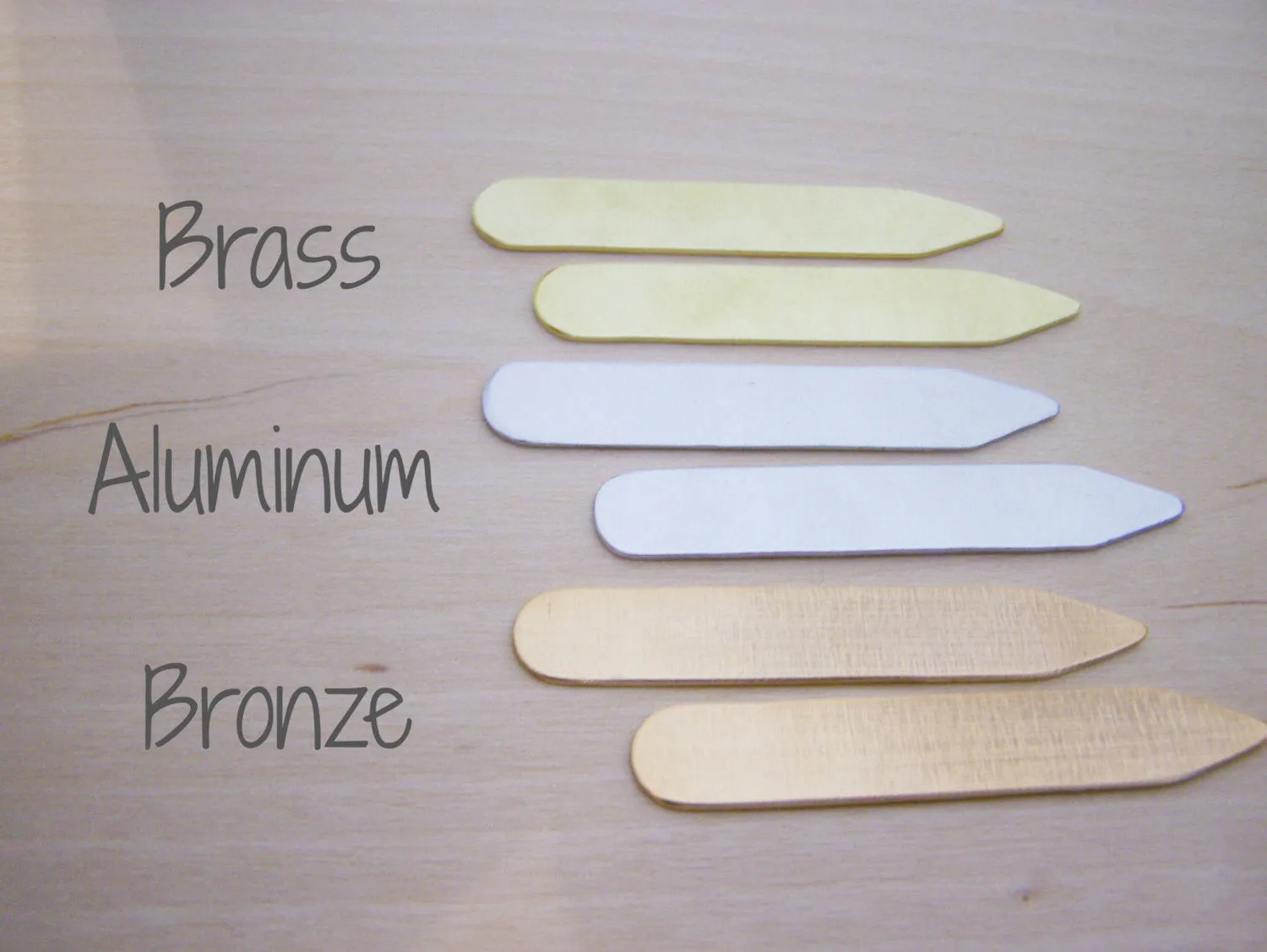 Monogrammed Collar Stays - Personalized Gift -  Hand Stamped Collar Stays / Gift for Him - Mens Accessory - Anniversary Gift
