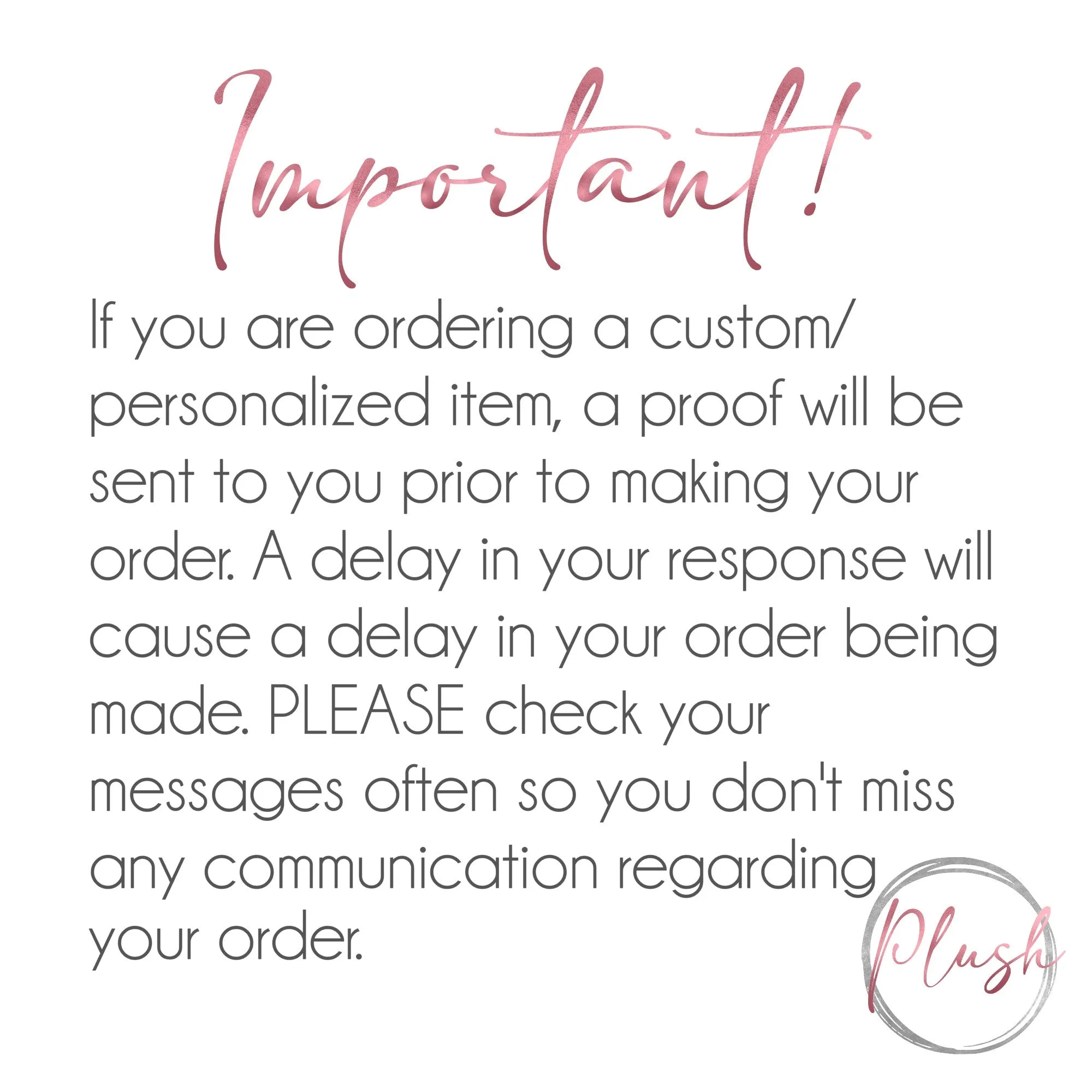 Monogrammed Compact Mirror