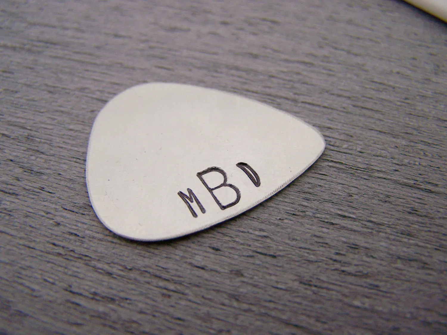 Monogrammed Initial Personalized Guitar Pick / Gift for Him / Gift for Dad / Musician Gift