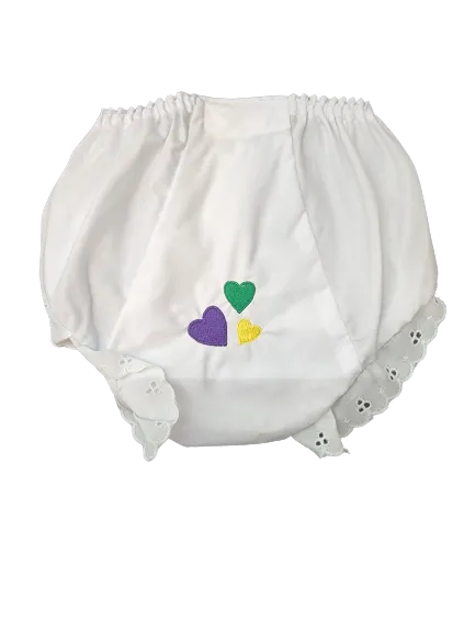 Monogrammed Mardi Gras Bloomers (7 designs to choose from)