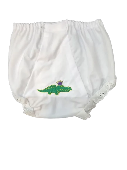 Monogrammed Mardi Gras Bloomers (7 designs to choose from)