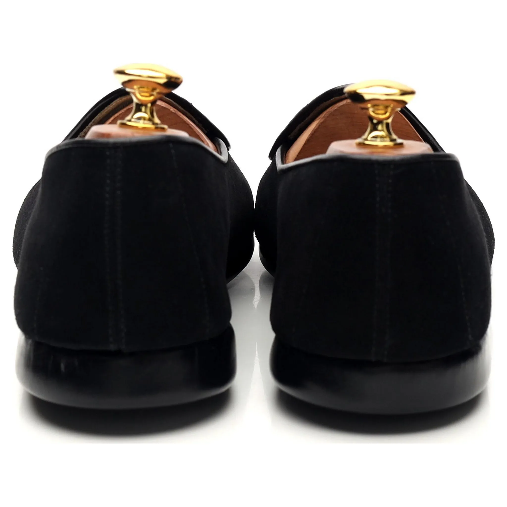 'Mr. Casual' Black Suede Slip On Belgian Loafers UK 9.5 US 10.5