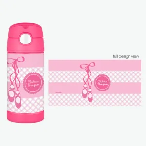 My Ballerina Shoes Personalized Thermos Bottle