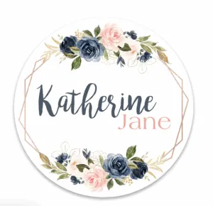Navy & Blush Custom Photo Prop Sign