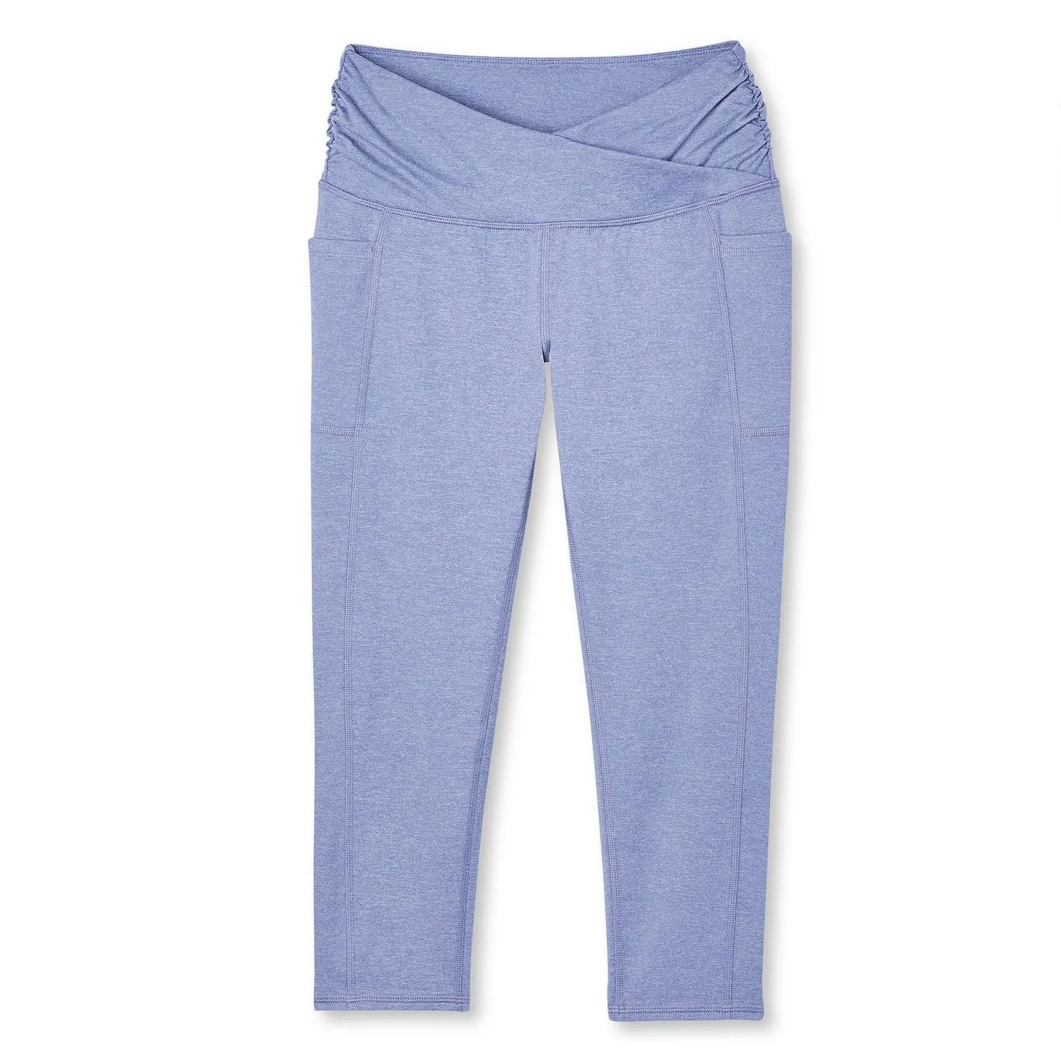 New Athletic Works Women's Cross-Over Capri in Light purple/blue, Sz XL!