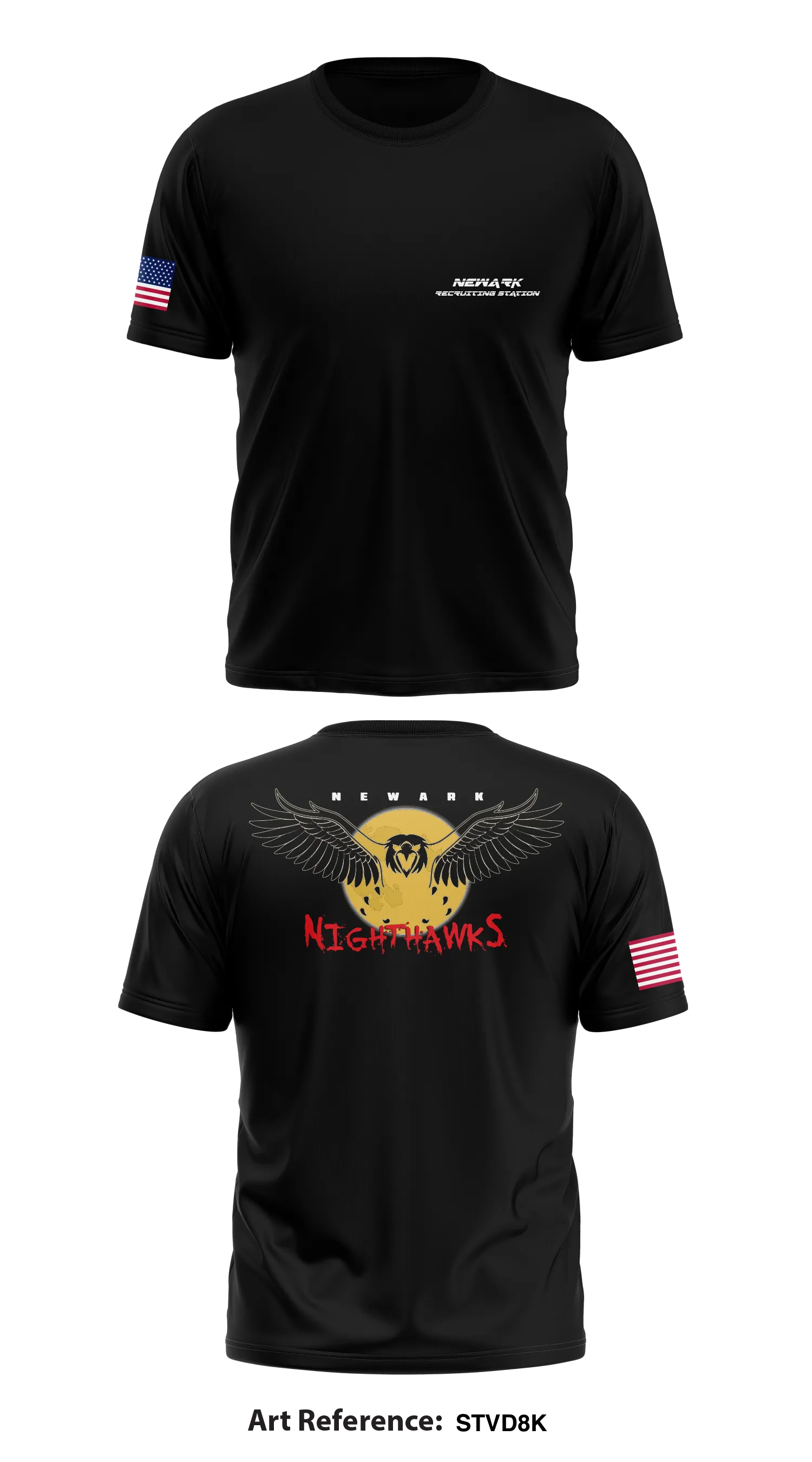 Newark Recruiting Station Store 1 Core Men's SS Performance Tee - sTVd8k