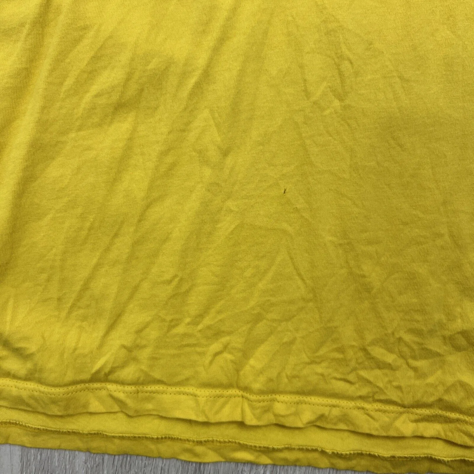 Nike Brazil Football Soccer Yellow Athletic CutT-shirt Size Medium