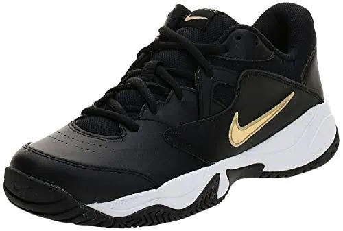 Nike Men Court Lite 2 White/Metallic Gold/Black Tennis Shoes-7 UK (41 EU) (8 US) (AR8836-012)