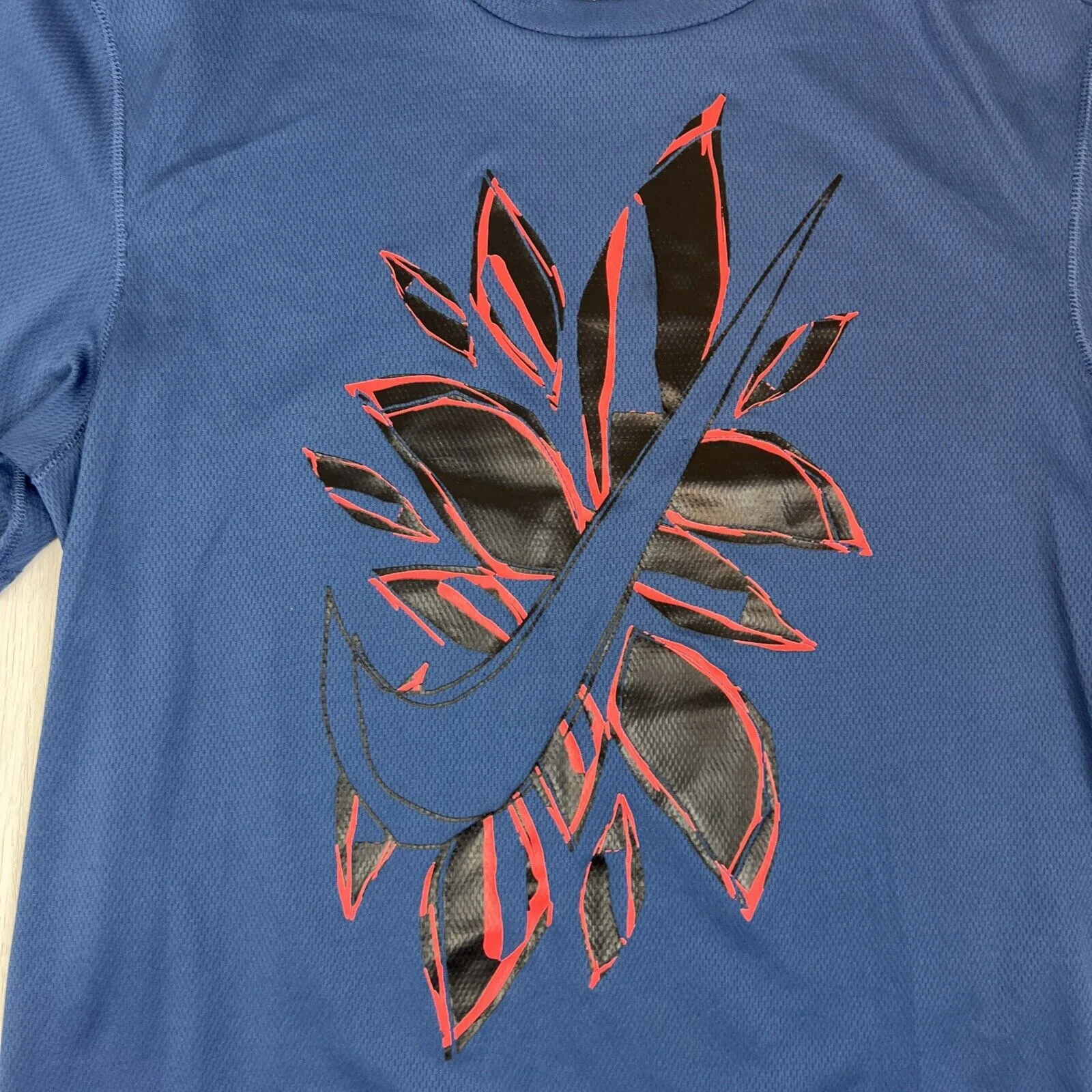 Nike Running Mens Blue Activewear T-Shirt Size Small