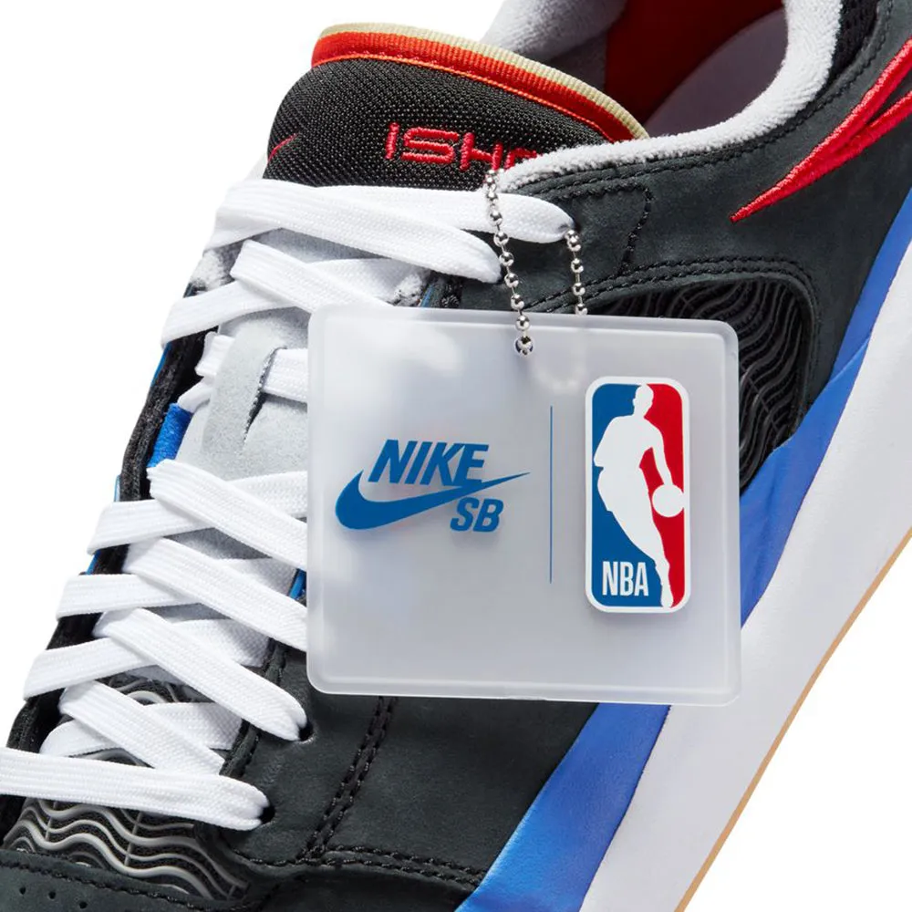 Nike SB x NBA Ishod Wair Premium Shoes Black/University Red-Hyper Royal