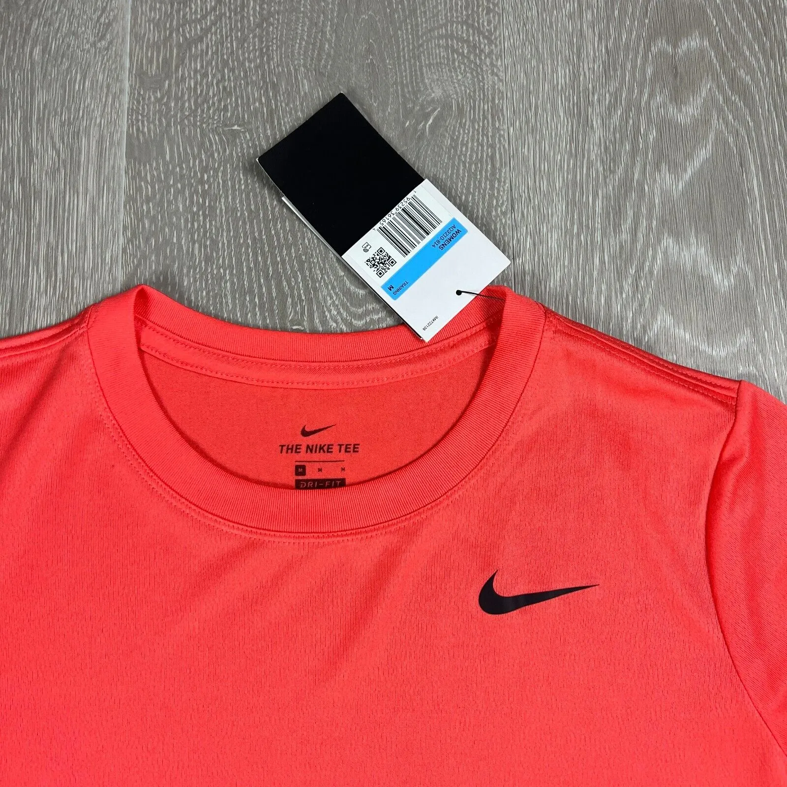 Nike Training Womens Orange Performance Activewear T-Shirt Size M (New)