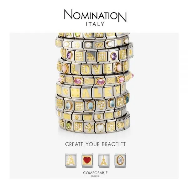 Nomination Silver Oxidised Boat Wheel Charm