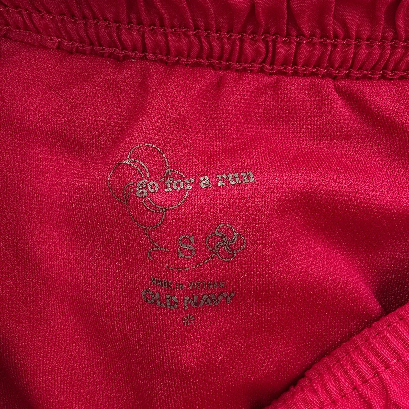 Old Navy Pink Gray Athletic Running Yoga Activewear Shorts Pants Bottoms Small
