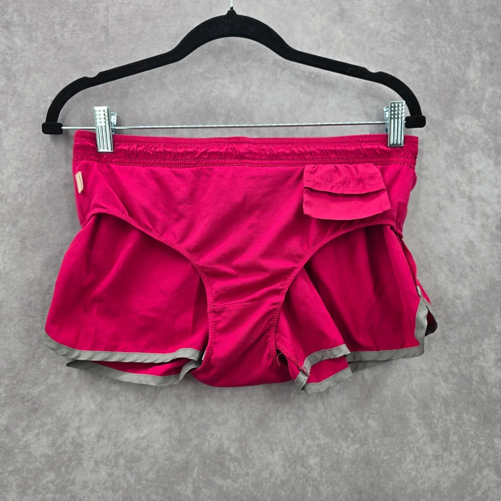Old Navy Pink Gray Athletic Running Yoga Activewear Shorts Pants Bottoms Small