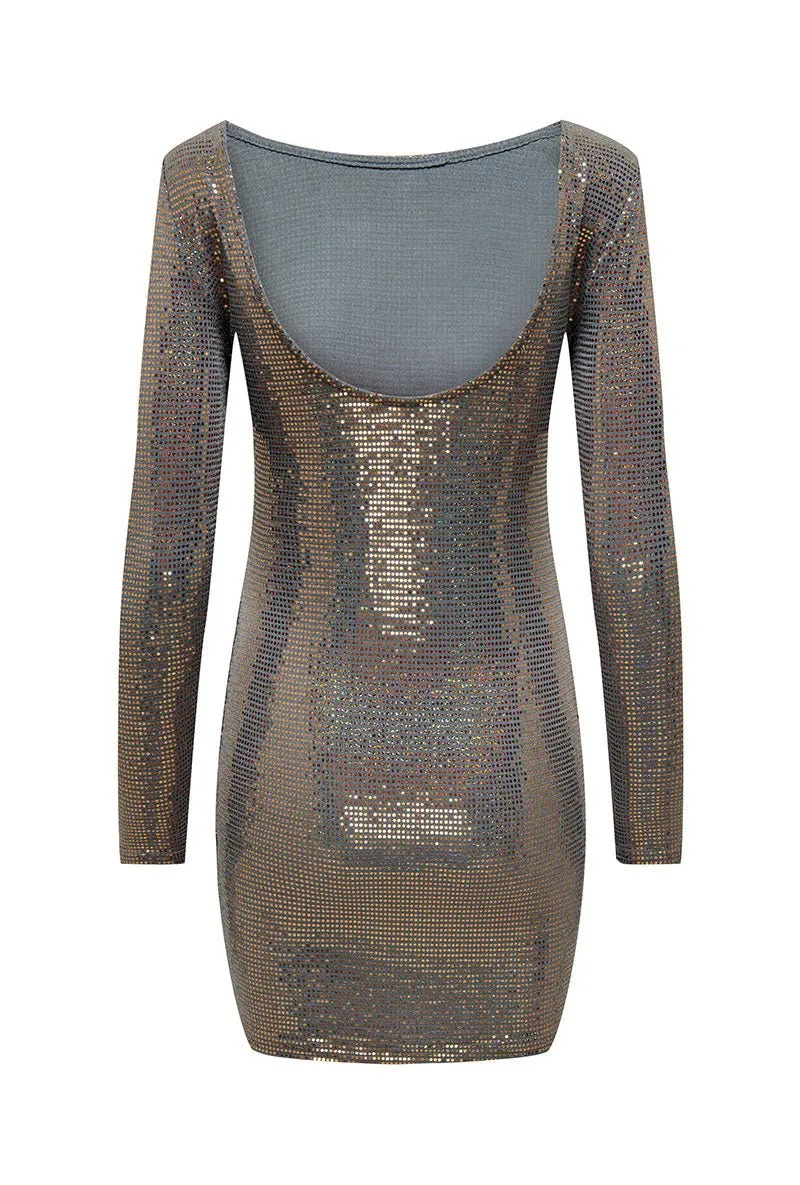 ONLY ELLA LS OPEN BACK MIRROR DRESS