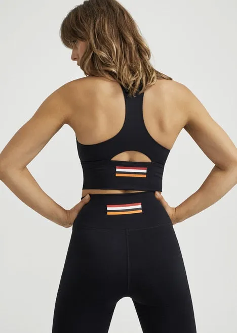 P.E NATION Base Load Sport Bra Black
