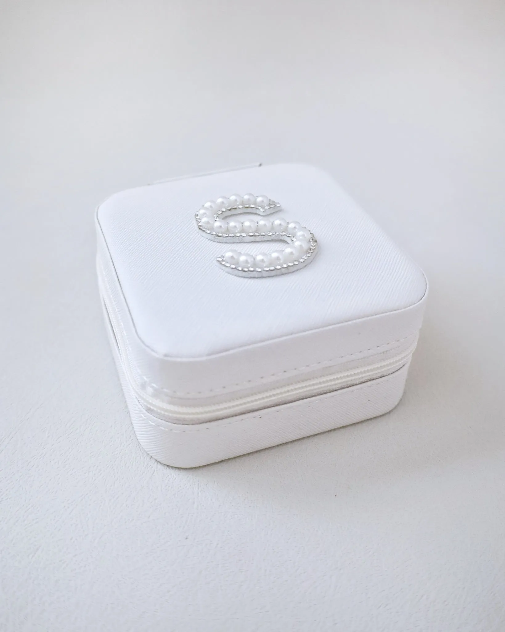 Pearl Monogrammed Jewelry Box