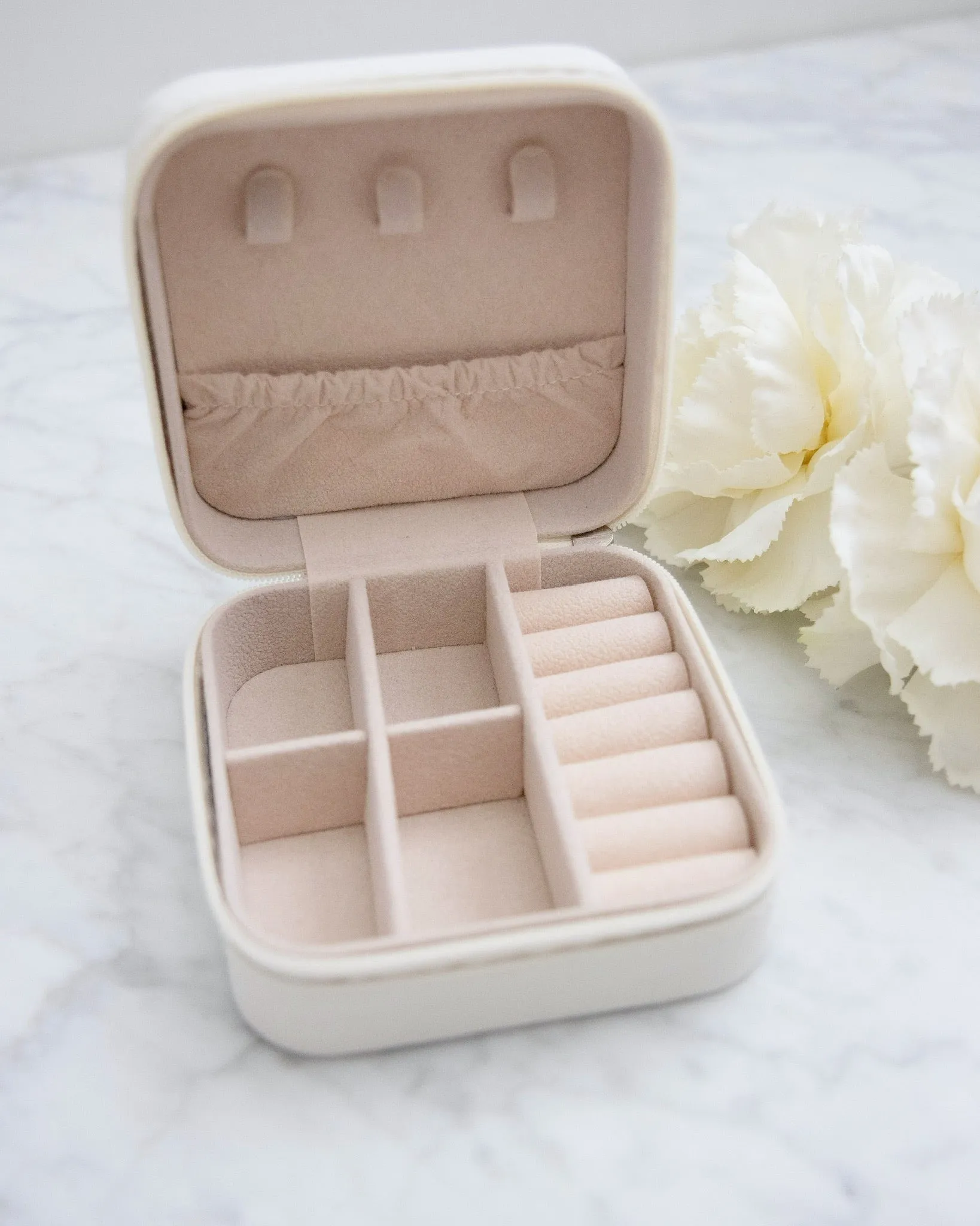 Pearl Monogrammed Jewelry Box